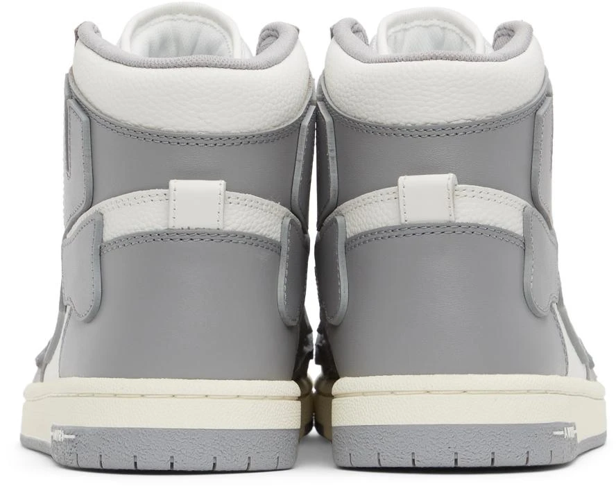 商品AMIRI|White & Grey Hi Skel Top Sneakers,价格¥2973,第4张图片详细描述