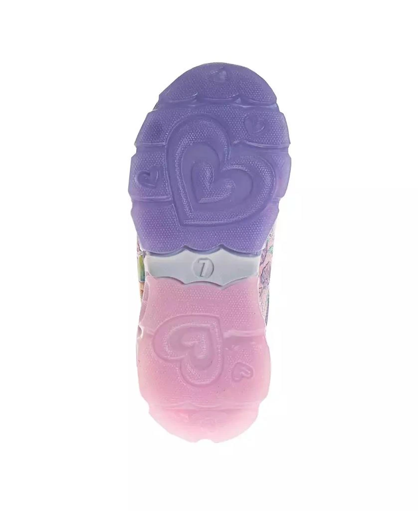 Toddler and Little Girls the Little Mermaid Hook and Loop Light Up Fashion Sneakers 商品