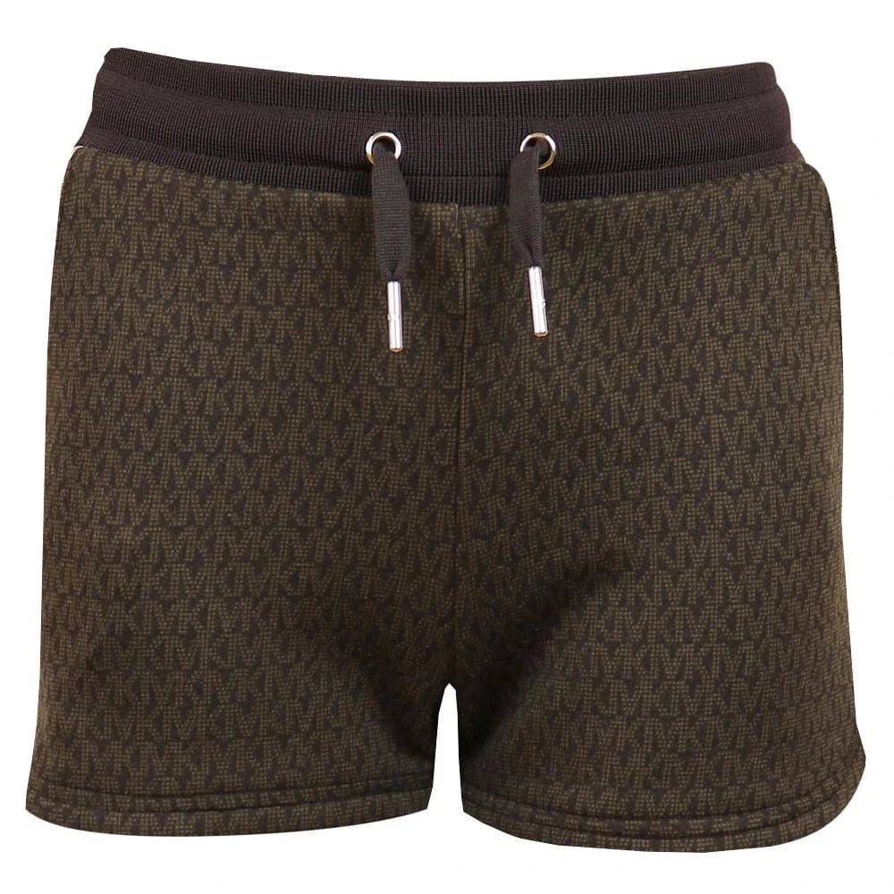 商品Michael Kors|Chocolate Brown Logo Shorts,价格¥239,第1张图片