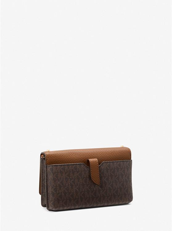 商品Michael Kors|Jet Set Small Studded Faux Leather and Logo Smartphone Crossbody Bag,价格¥425,第5张图片详细描述