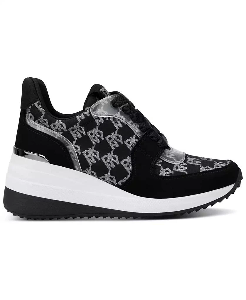 商品DKNY|Women's Kamay Lace-Up Wedge Sneakers,价格¥775,第2张图片详细描述