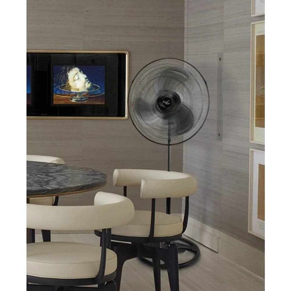 商品VieAir|Vie Air 18" Industrial Heavy Duty Pedestal Oscillating Metal Stand Fan,价格¥523,第3张图片详细描述