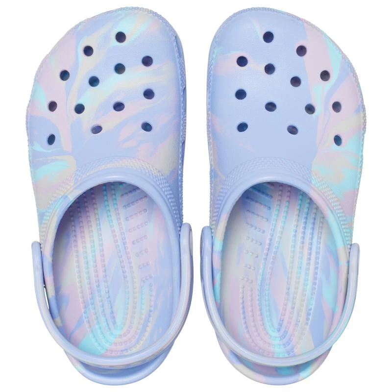 商品Crocs|Crocs Marbled Clogs - Girls' Preschool,价格¥349,第3张图片详细描述