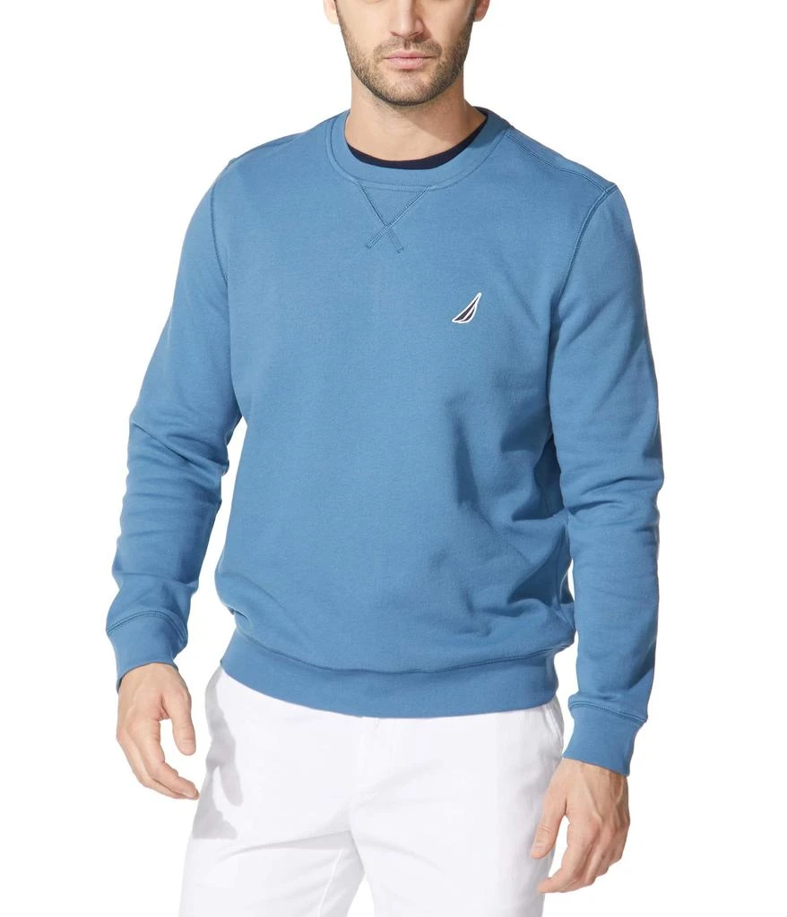 商品Nautica|Men's Basic Crew Neck Fleece Sweatshirt,价格¥221,第1张图片