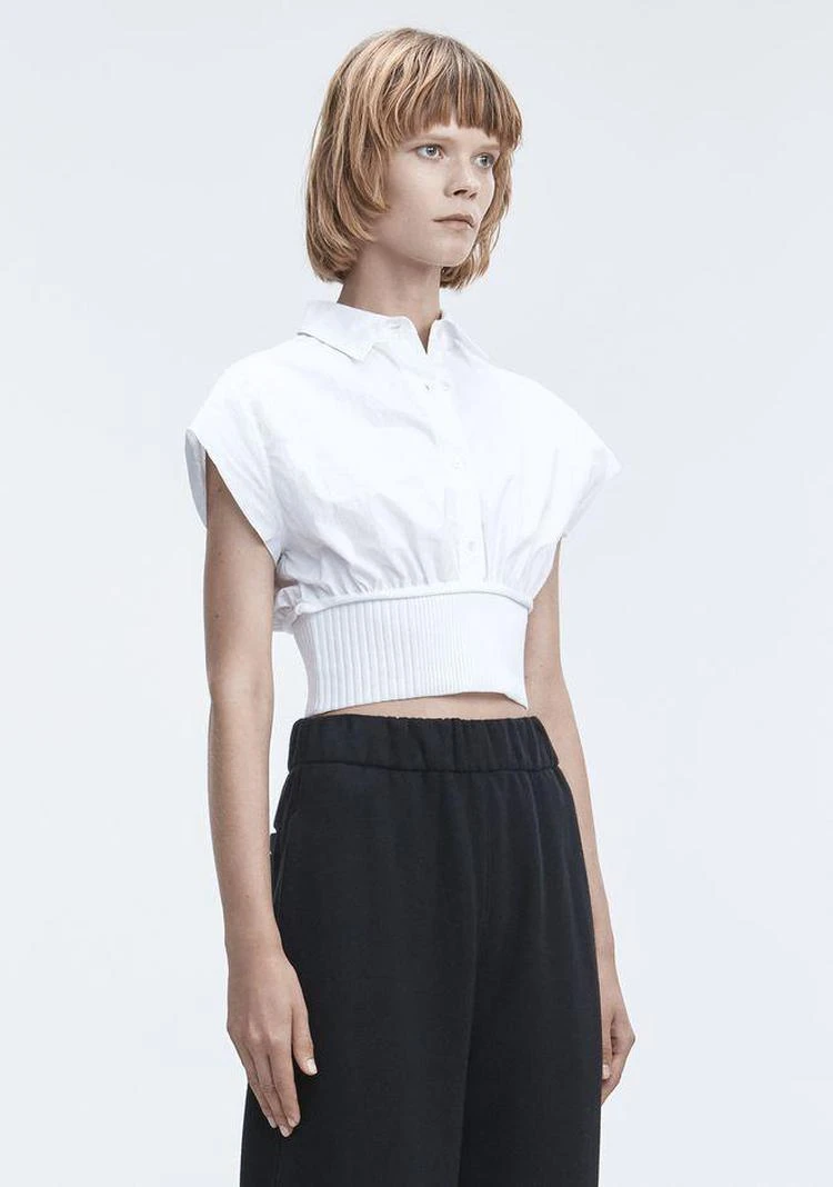 商品Alexander Wang|WASHED POPLIN TOP ,价格¥753,第5张图片详细描述