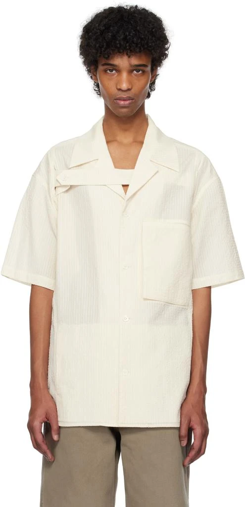 商品NULLUS|Off-White Dry Button Strap Short Sleeve Shirt,价格¥1976,第1张图片
