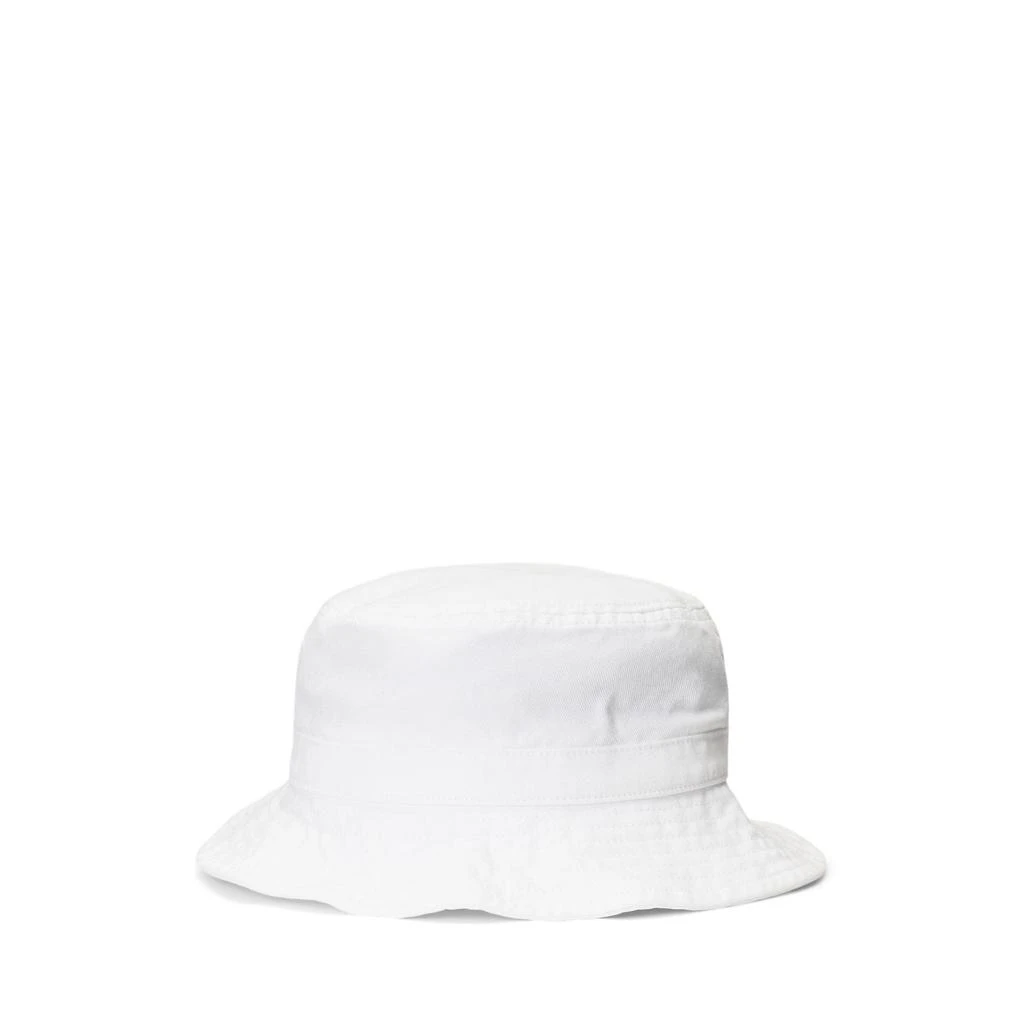 商品Ralph Lauren|Polo Bear Cotton Twill Bucket Hat (Big Kids),价格¥210,第2张图片详细描述