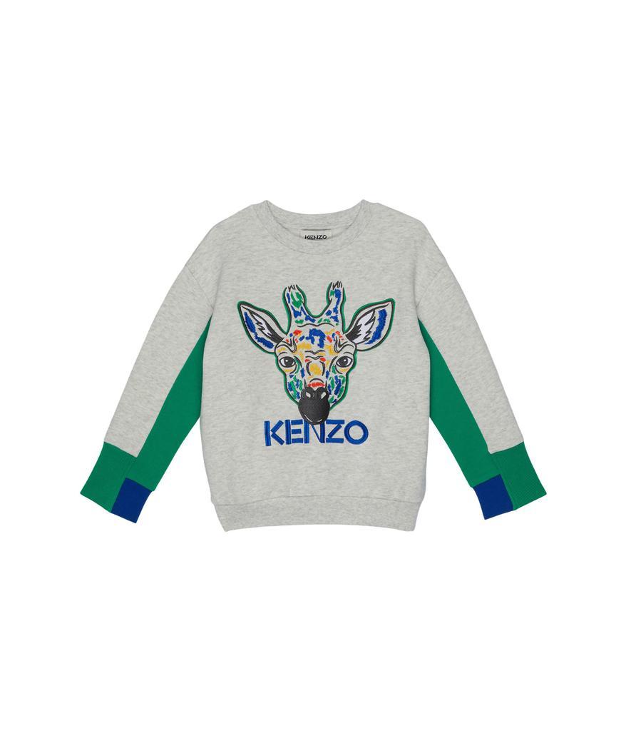 商品Kenzo|Pullover Jiraffe Embroidered (Toddler/Little Kids),价格¥823,第1张图片