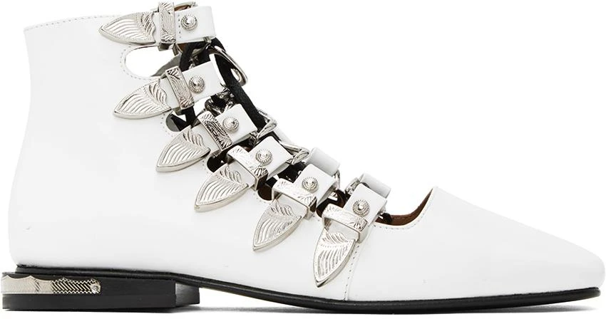 商品Toga Pulla|White Buckle Boots,价格¥1165,第1张图片