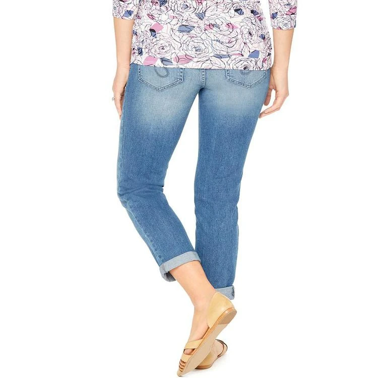 商品Motherhood Maternity|Medium-Wash Cropped Jeans,价格¥185,第2张图片详细描述