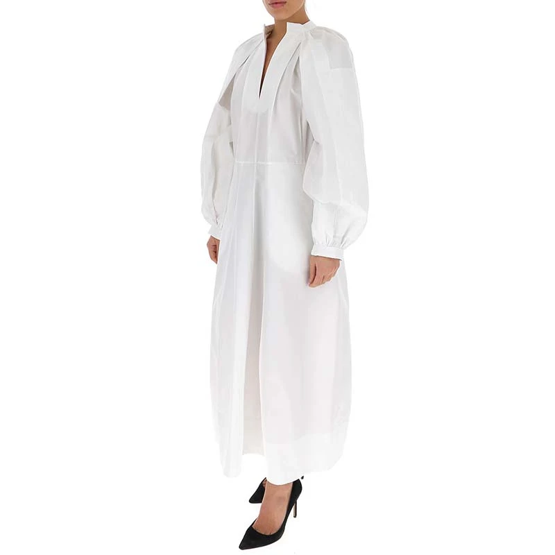 JIL SANDER 白色女士连衣裙 JSPS502306-WS244200-100 商品