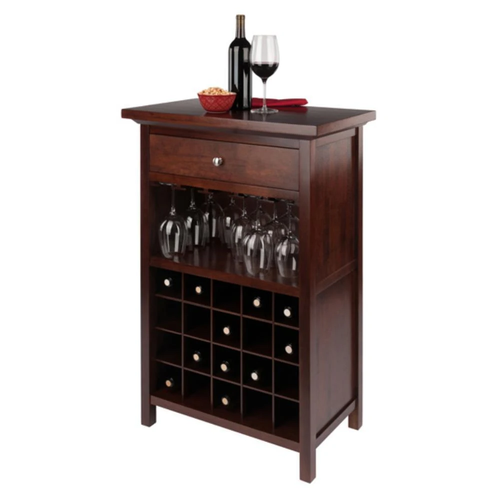 商品Hivvago|Wine Cabinet Walnut,价格¥2719,第2张图片详细描述