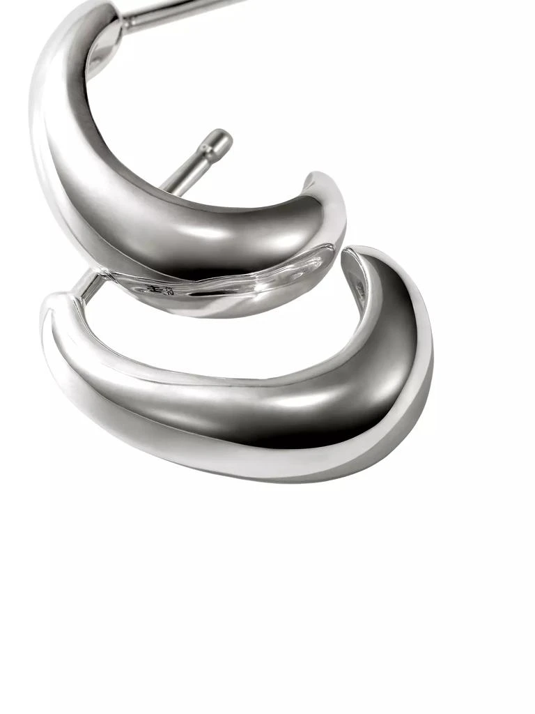 商品John Hardy|Surf Sterling Silver Small Hoop Earrings,价格¥1874,第4张图片详细描述