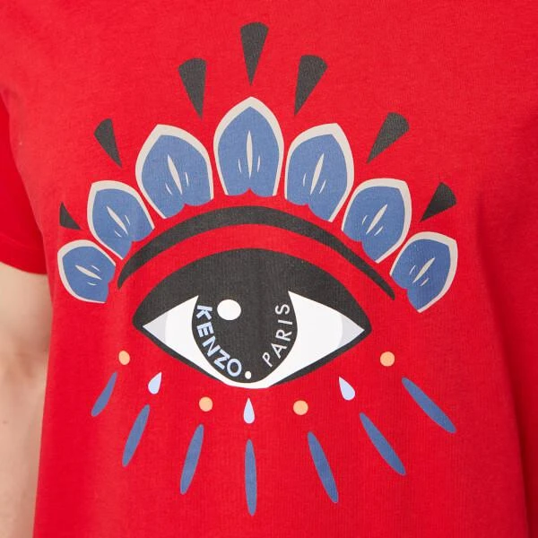 商品Kenzo|KENZO Men's Classic Eye T-Shirt - Medium Red,价格¥573,第4张图片详细描述