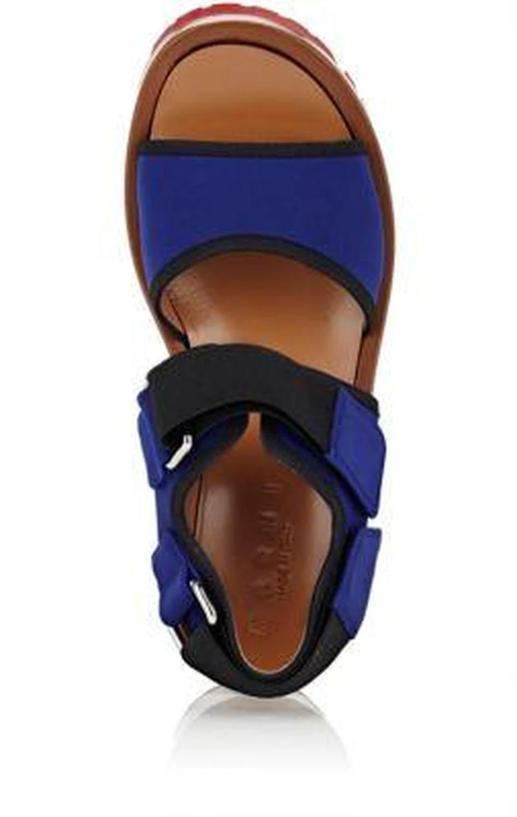 商品Marni|Chunky-Heel Neoprene Sandals,价格¥3712,第4张图片详细描述