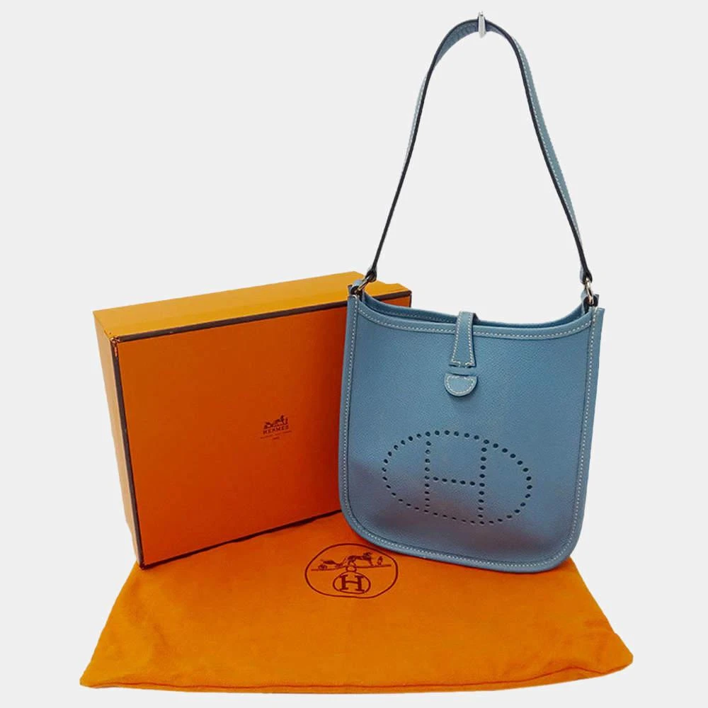 Hermes Bag Ladies Handbag Shoulder Mini Evelyne 1 TPM Short Vaux Epsom Blue Gene â¡ I Engraved 商品