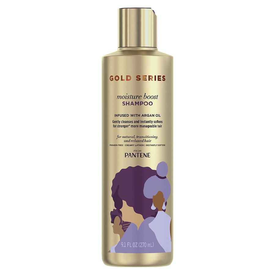 商品Pantene|Moisture Boost Shampoo with Argan Oil for Curly, Coily Hair Argan Oil of Morocco,价格¥45,第1张图片