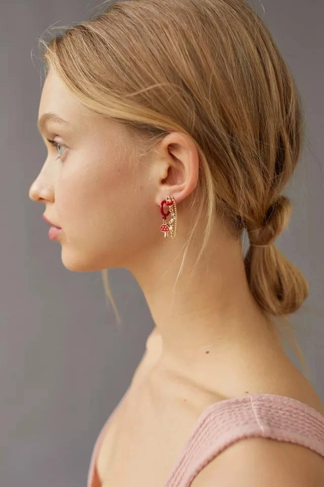 商品Urban Outfitters|Icon Rhinestone Earring Set,价格¥78,第2张图片详细描述