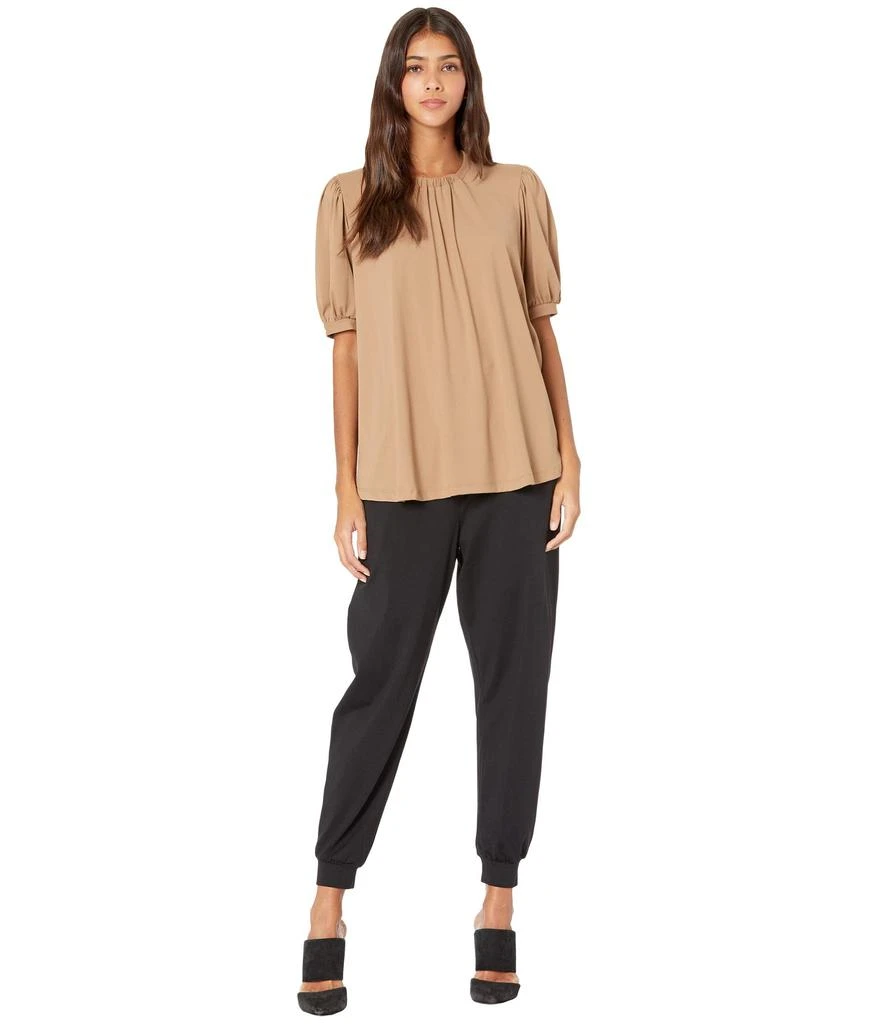 商品Susana Monaco|Puff Sleeve Gathered Band Top,价格¥253,第4张图片详细描述