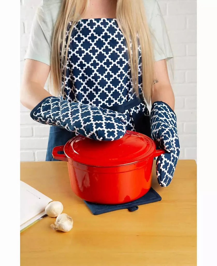 商品Design Imports|Lattice Oven Mitt Set of 2,价格¥111,第5张图片详细描述