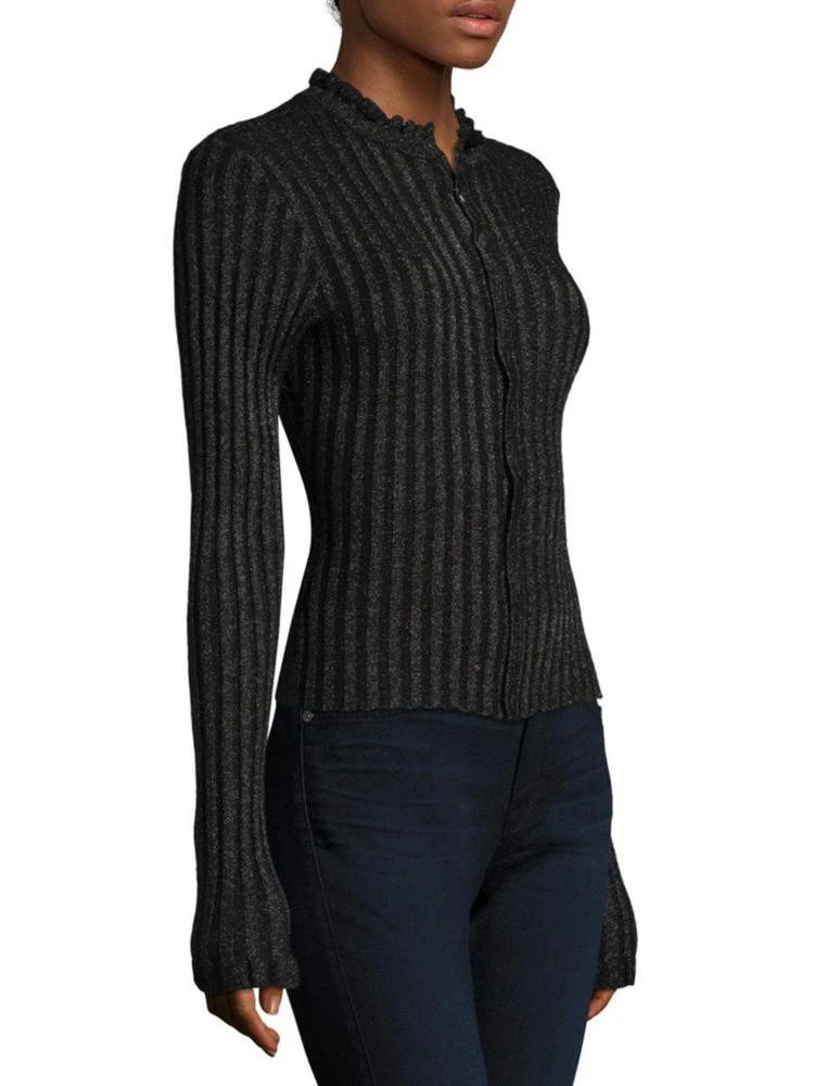 商品Rebecca Taylor|Lurex Ribbed Cardigan,价格¥1125,第3张图片详细描述