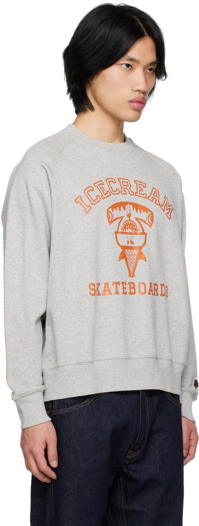 商品Icecream|Gray IC Sharks Sweatshirt,价格¥455,第2张图片详细描述