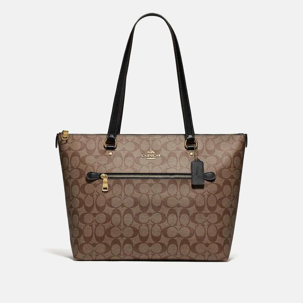 Coach Outlet Coach Outlet Gallery Tote In Signature Canvas 5