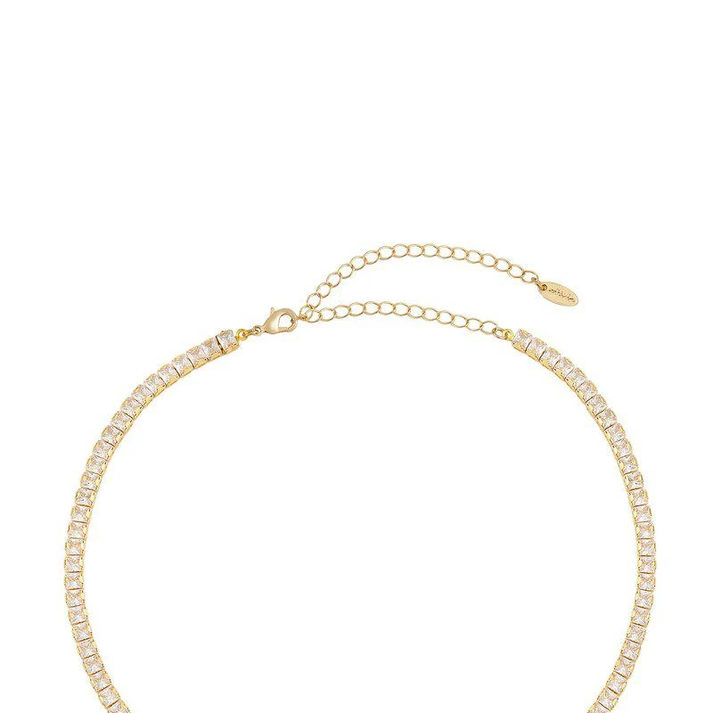 商品Ettika Jewelry|Single Freshwater Pearl 18K Gold Plated Link Necklace ONE SIZE,价格¥491,第1张图片