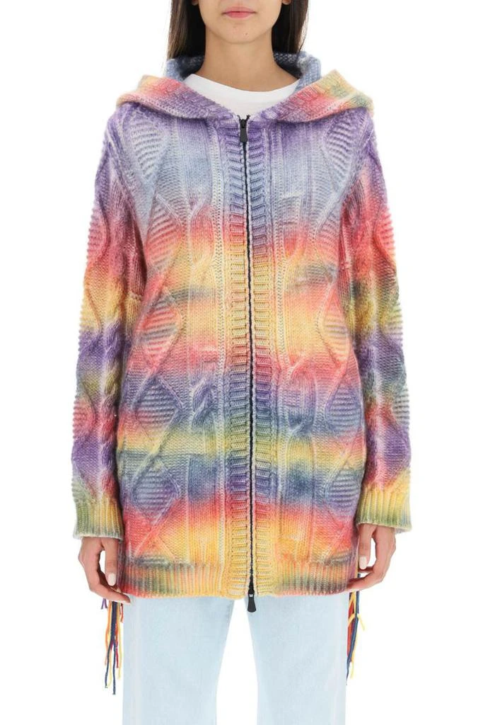 商品CANESSA|Canessa cashmere 'nordic rave' hooded cashmere cardigan,价格¥11686,第2张图片详细描述