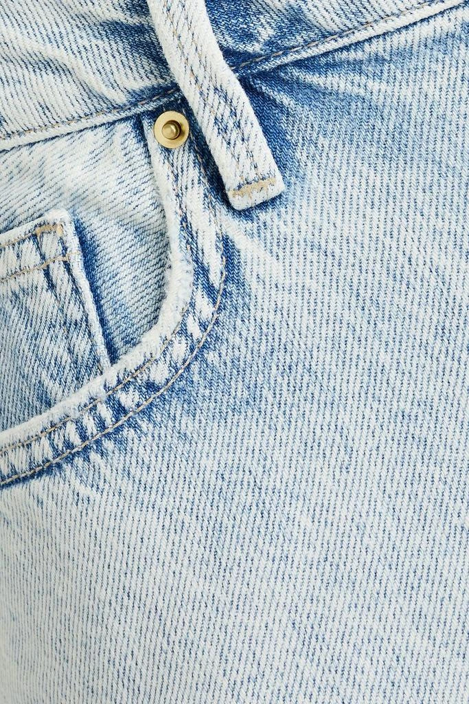 商品FRAME|Distressed faded denim shorts,价格¥305,第2张图片详细描述