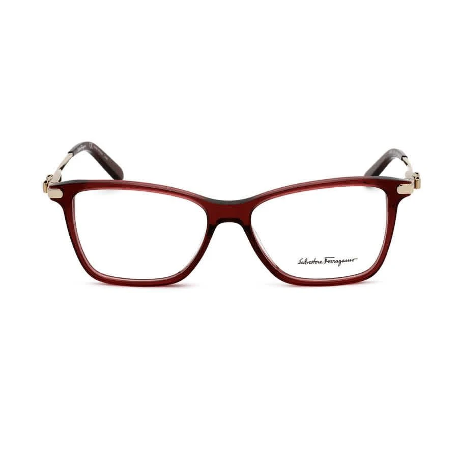 商品Salvatore Ferragamo|Salvatore Ferragamo Demo Rectangular Ladies Eyeglasses SF2872 639 54,价格¥490,第2张图片详细描述