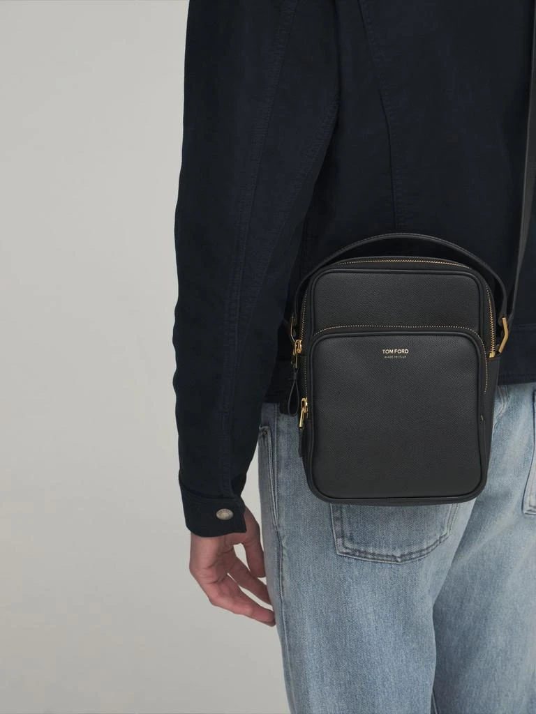 商品Tom Ford|Buckley Small Leather Messenger Bag,价格¥14462,第2张图片详细描述