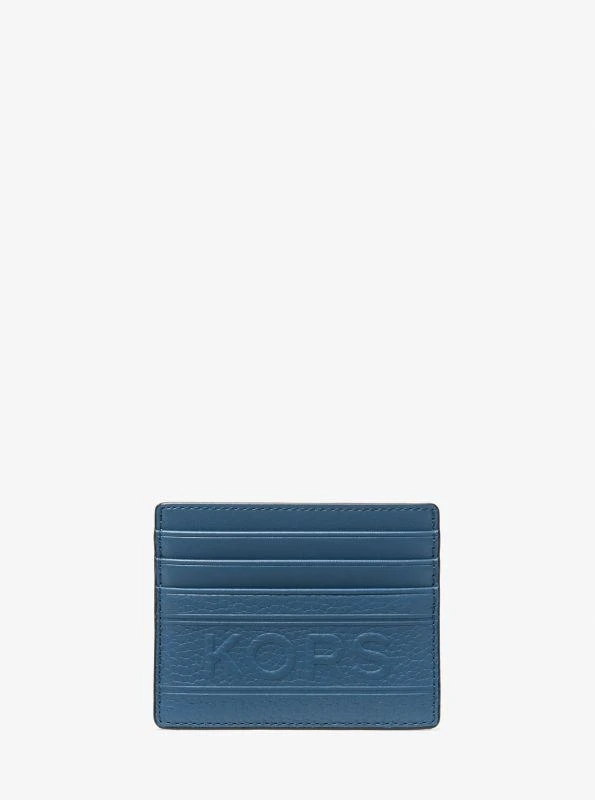 商品Michael Kors|Hudson Embossed Pebbled Leather Tall Card Case,价格¥599,第1张图片