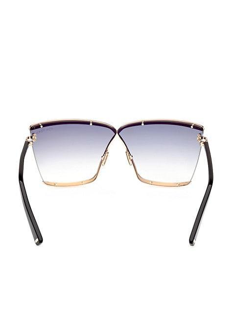商品Tom Ford|Elle 71MM Square Sunglasses,价格¥3941,第7张图片详细描述