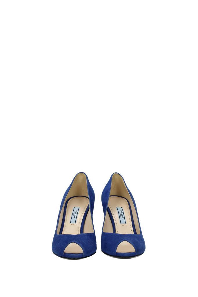 商品Prada|Pumps Suede Blue,价格¥1690,第5张图片详细描述