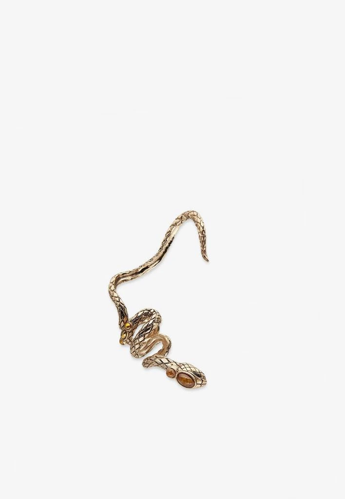 商品Aquazzura|Serpente Ear Cuff Earrings,价格¥2222,第2张图片详细描述