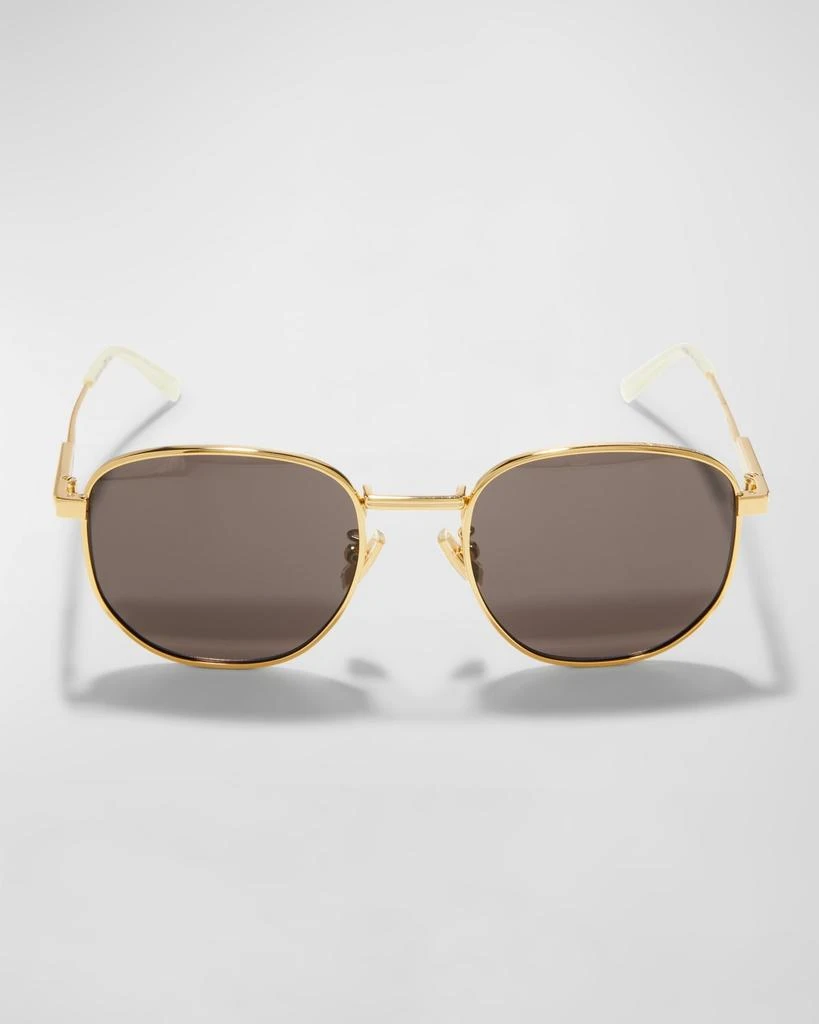 商品Bottega Veneta|Oval Metal Sunglasses,价格¥1664,第3张图片详细描述