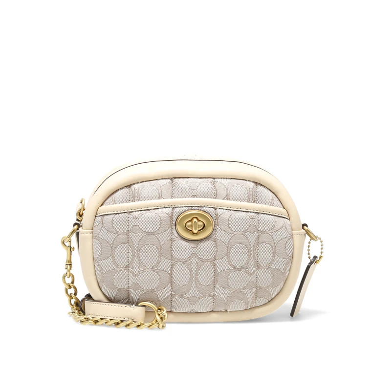 商品Coach|COACH 款女士织物配皮单肩斜挎包C5275B4SHG,价格¥1327,第1张图片