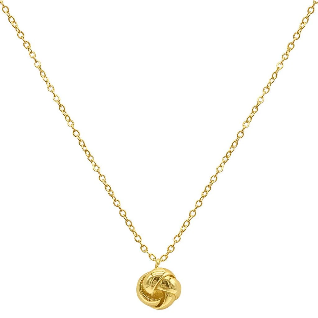 商品ADORNIA|Knot Pendant Necklace gold,价格¥150,第1张图片