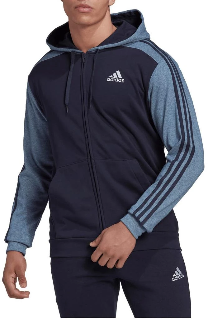 商品Adidas|Essentials Mélange French Terry Full-Zip Hoodie,价格¥436,第1张图片