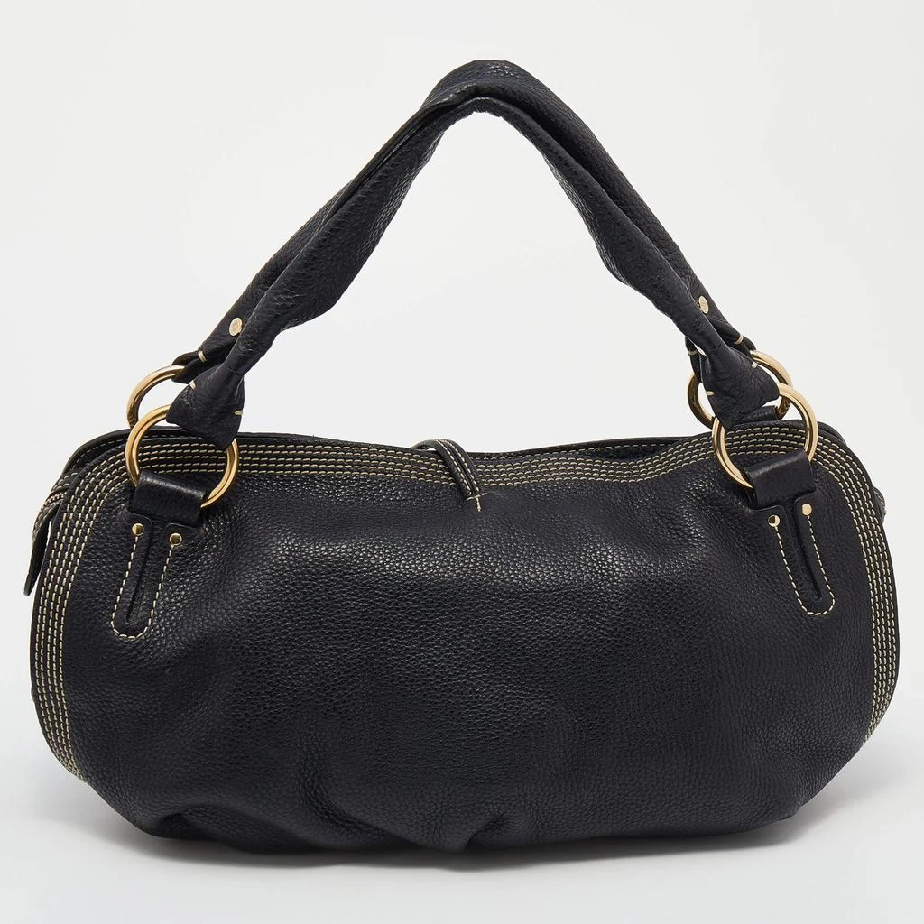 商品[二手商品] Celine|Celine Black Leather Satchel,价格¥1222,第4张图片详细描述