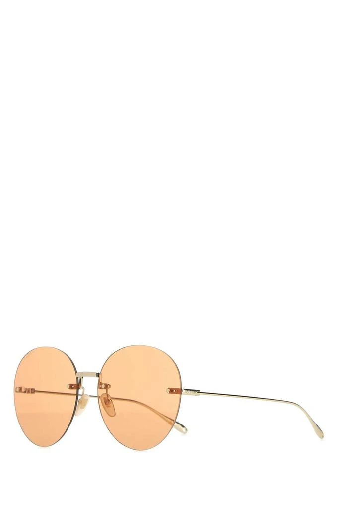 商品Gucci|Gucci Eyewear Round Frame Logo Pendant Sunglasses,价格¥2898,第2张图片详细描述