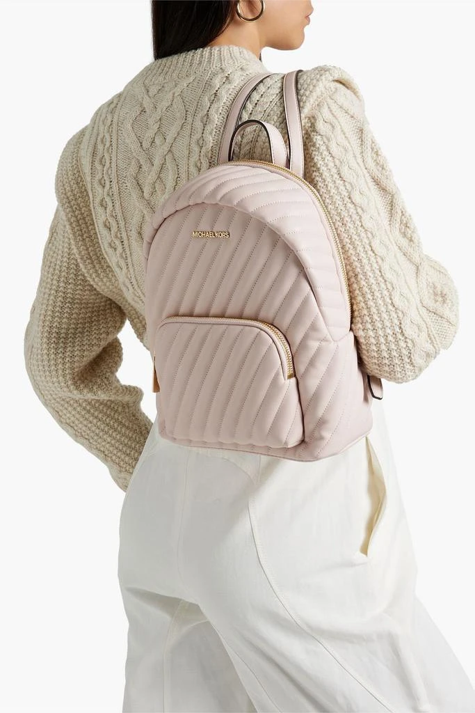 商品Michael Kors|Erin quilted faux leather backpack,价格¥1103,第2张图片详细描述