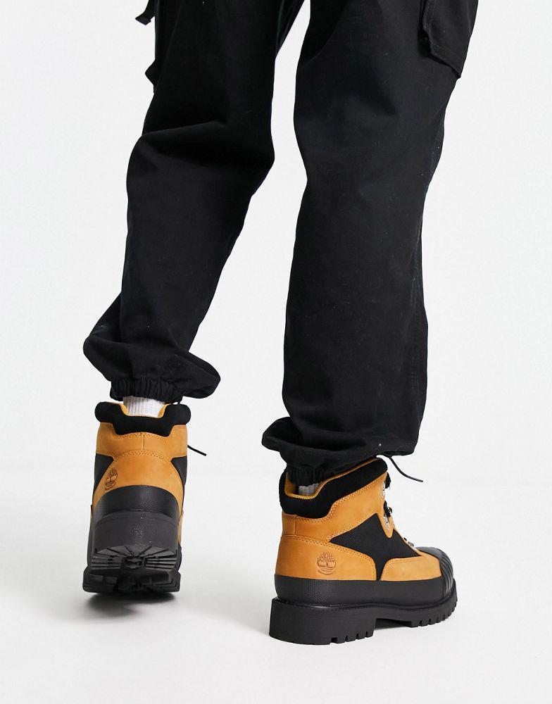 商品Timberland|Timberland Rubber Toe Hiker WP boots in wheat tan,价格¥1628,第5张图片详细描述