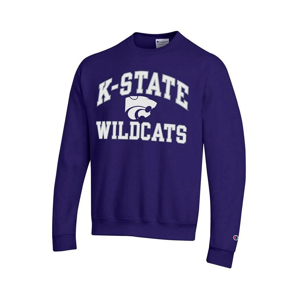 商品CHAMPION|Men's Purple Kansas State Wildcats High Motor Pullover Sweatshirt,价格¥406,第2张图片详细描述