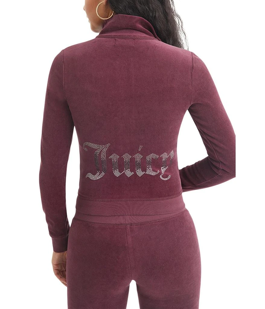 商品Juicy Couture|Heritage Mock Neck Track Jacket,价格¥677,第2张图片详细描述