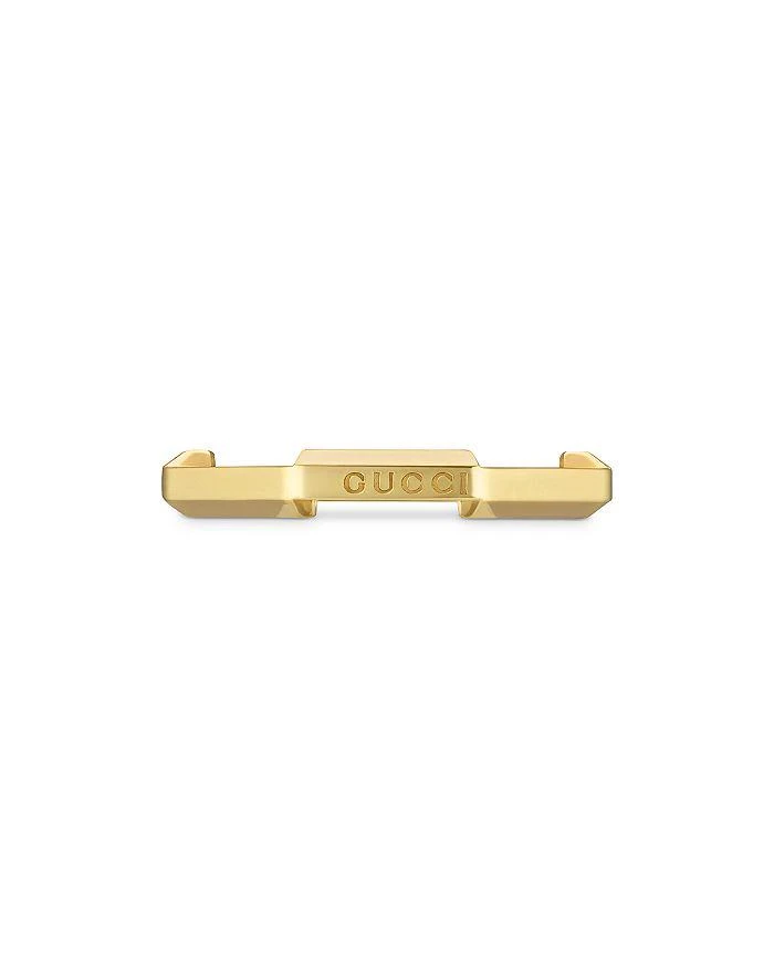 商品Gucci|18K Yellow Gold Link To Love Mirror Ring,价格¥7782,第1张图片详细描述