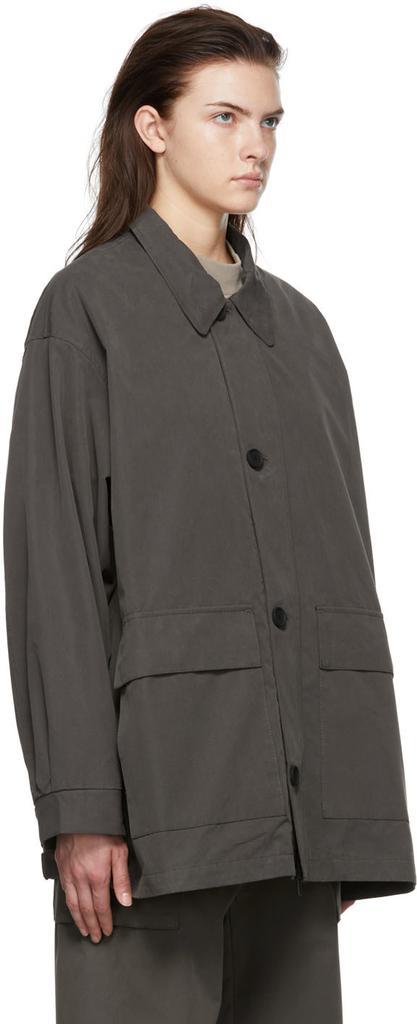商品Essentials|Black Cotton Jacket,价格¥842,第4张图片详细描述