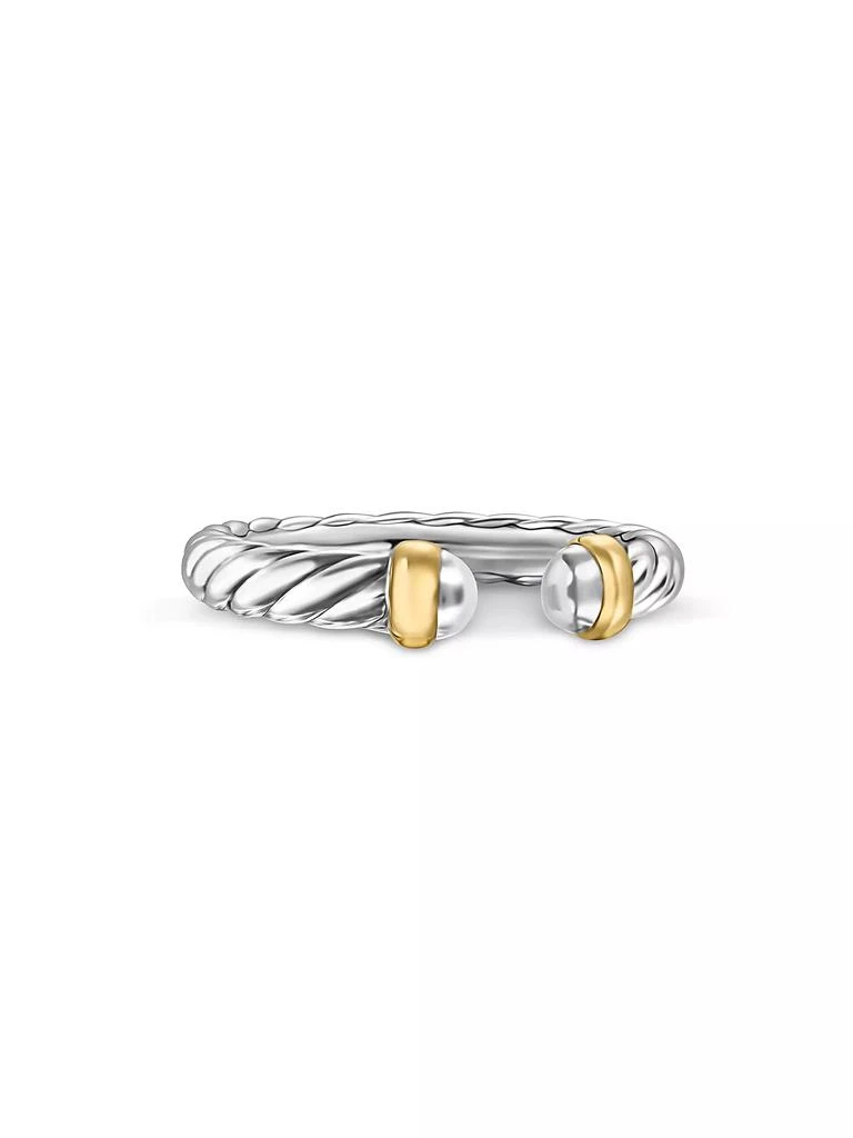 商品David Yurman|Petite Cable Ring in Sterling Silver,价格¥2212,第1张图片