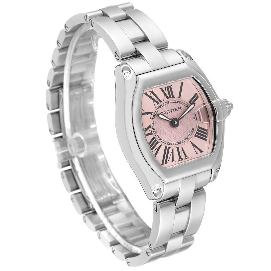 Cartier Roadster Pink Ribbon Breast Cancer Awareness LE Ladies Watch W62043V3 36 x 30 mm 商品